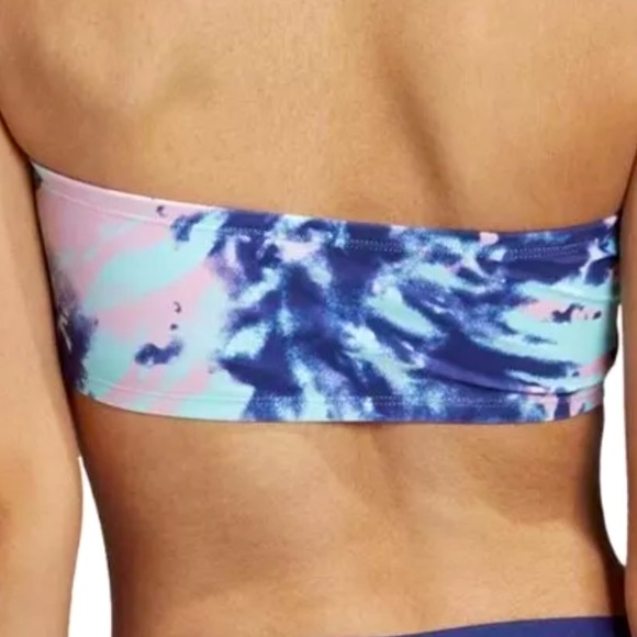 ADIDAS Tie-dye Bandeaux Bikini - Picture 3 of 4